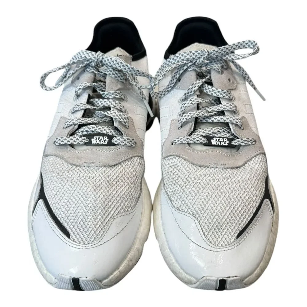 Adidas Men's Star Wars x Nite Jogger 'Storm Trooper' Collab Sneakers 12